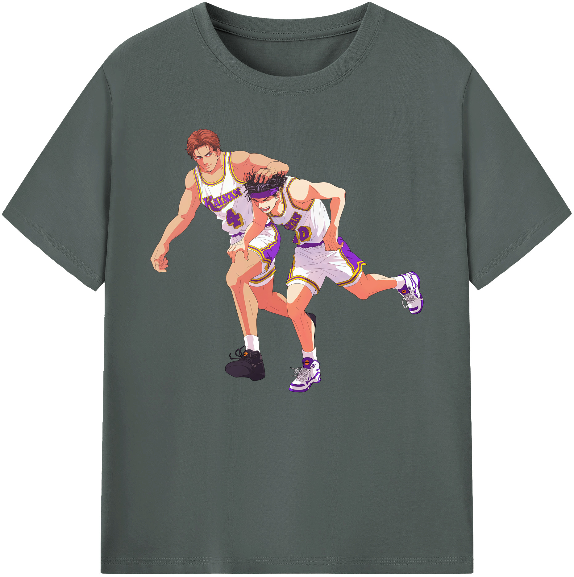 （画像用） SLAM DUNK／スラムダンク 綿100％ メンズ半袖Tシャツ｜肌触りやわらか＆通気性